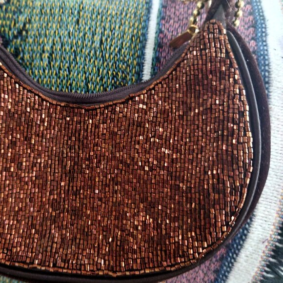 Tiny Liz Claiborne Beaded Bag - Picture 2 of 13